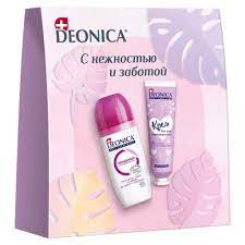 Подарочный набор Deonica С нежностью и заботой (дезодорант Невидимый + крем для рук)