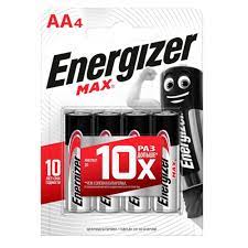 Батарейка Energizer пальчиковая Max AA 4 шт