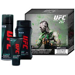Подарочный набор Exxe UFC Ultimate Freshness (Пена для бритья+бальзам после бритья+гель для душа)