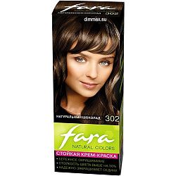 Краска для волос Fara ColorNaturals 302 Натуральный шоколад 45 мл
