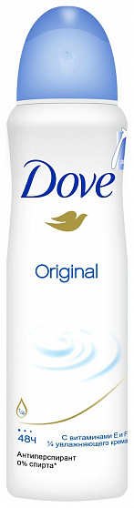 
                                Дезодорант - спрей Dove Original Витамин E и F 150 мл