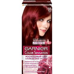 Крем-краска для волос Garnier Color Sensation Роскошный Цвет 5.62 Царский гранат 110мл