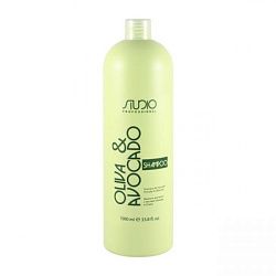Шампунь для волос Kapous Studio Professional Olive and Avocado Увлажняющий 1 л Топ