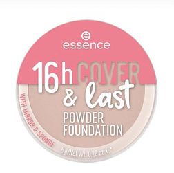 Тональная основа Essence 16 h Cover & Last Powder Foundation пудровая 02