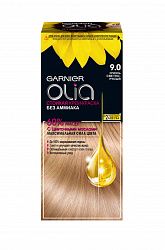 Крем - краска для волос Garnier Olia с цветочными маслами, без аммиака 9.0 Очень светло-русый 110 мл