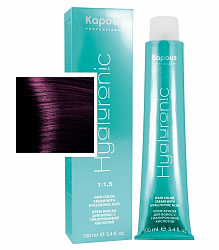 Крем - краска для волос Kapous Professional Hyaluronic 6.2 тёмный блондин фиолетовый 100 мл