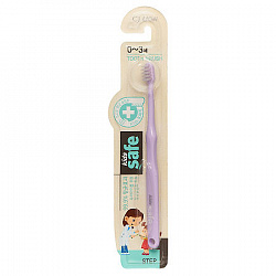 Зубная щетка детская CJ Lion Kids Safe с нано-серебряным покрытием №1 от 0 до 3лет