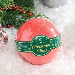 Подарочный набор Fabrik Cosmetology Новогодний красные бурлящие шары для ванны 3*120 г