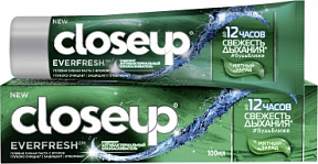 Зубная паста Closeup Everfresh Мятный Заряд 100 мл