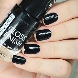 Лак для ногтей Art-Visage Gloss Finish 123 черная пантера