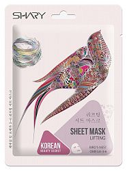 Тканевая маска для лица Shary Лифтинг с экстрактом ласточкиного гнезда и Омега-3-6 25 г