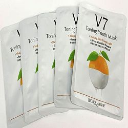 Тканевая маска для лица BioAqua с комплексом витаминов 30 г