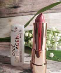 Губная помада ESSENCE caring SHINE vegan collagen lipstick 201