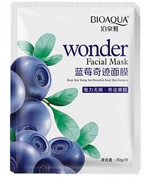 Тканевая маска для лица BioAqua с экстрактом черники 30 г