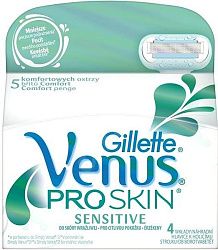 Кассета сменная для бритья Gillette VENUS Proskin Sensitive 4шт