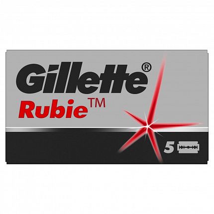 
                                Лезвия сменные Gillette RUBIE PLATINUM PLUS для безопасных бритв 5шт
