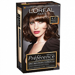 Краска для волос L'Oreal Preference 4.15 Каракас Глубокий каштан