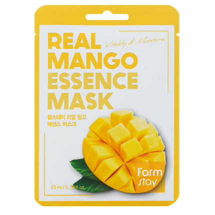 
                                Тканевая маска для лица FarmStay Real Essence манго 23 мл