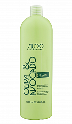 Бальзам для волос Kapous Studio Professional Olive and Avocado Увлажняющий 1 л 