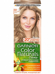 Крем-краска для волос Garnier Color Naturals 8.1 Песчаный берег 110мл Топ