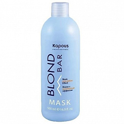 Маска для волос Kapous Professional Blond Ваr с антижелтым эффектом 500 мл