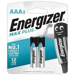 Батарейка Energizer Max Plus мизинчиковая AAA 2 шт