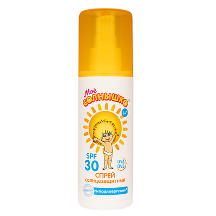 
                                Спрей для тела Моё Солнышко солнцезащитный детский SPF 30 100 мл