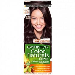 Крем - краска для волос Garnier Color Naturals 4.12 Холодный шатен 110 мл
