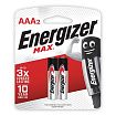
                                Батарейка Energizer Max мизинчиковая AAA 2 шт