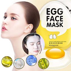 Маска для лица Bioaqua Egg Face антивозрастная осветляющая 30 г КМ21-406