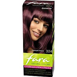 Краска для волос Fara ColorNaturals 324 Темный рубин 45 мл