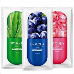 Маска для лица BioAqua с экстрактом цветков и ягод ночная 8 г