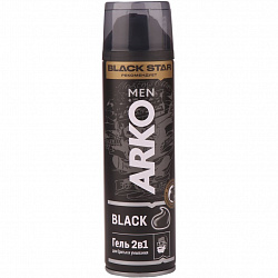 Гель для бритья и умывания Arko Men Black 200 мл