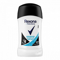 Дезодорант - стик Rexona Невидимая защита Прозрачный Кристалл 40 мл
