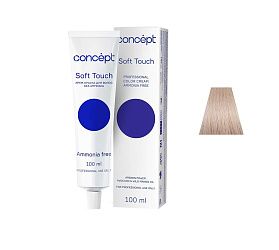 Краска для волос CONCEPT Soft Touch Ультра-светлый блондин фиолетово-розовый 10.65 100 мл
