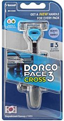 Станок для бритья Dorco Pace 3 Cross 5 сменных кассет