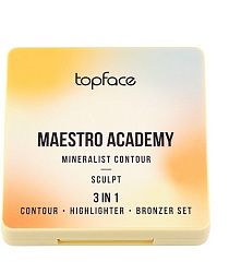 Палетка для контуринга TopFace Maestro Academy Mineralist Contour тон 002