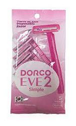 Станок для бритья Dorco Eve одноразовый 2 Simple 5 шт