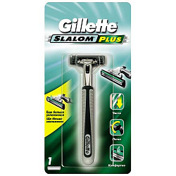 Станок бритвенный Gillette SLALOM Push Clean с 1 сменной кассетой