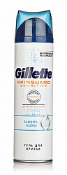GILLETTE SKINGUARD Sensitive Гель д/бритья д/чувствительной кожи с экстрактом Алоэ ЗащитаКожи 200мл