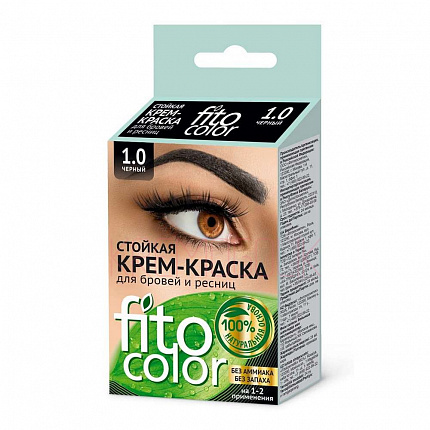 
                                Краска для бровей и ресниц Fito Cosmetic Fito Color чёрный 4 мл