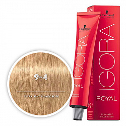 Крем - краска для волос Schwarzkopf Igora Royal №9-4 Блондин - бежевый 60 мл
