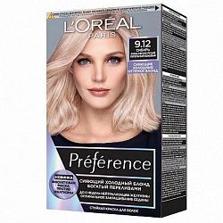 Краска для волос L'Oreal Preference Cool Blondes оттенок 9.12 Сибирь