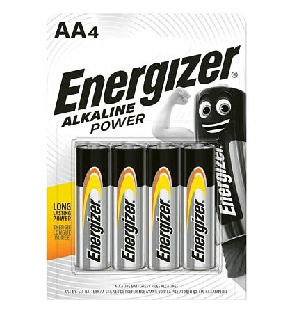 
                                Батарейка Energizer Alkaline Power пальчиковая AA 4 шт