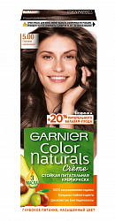 Крем - краска для волос Garnier Color Naturals 5.00 Глубокий каштановый 110 мл