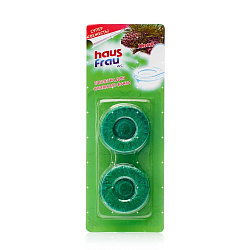 Таблетки для унитазов Haus Frau зеленые 2 шт