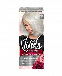 Крем - краска для волос Garnier Color Sensation The Vivids Платиновый металик 110 мл