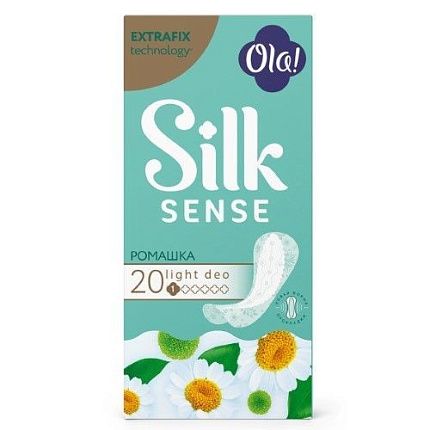 
                                Прокладки ежедневные Ola! Silk Sense Light Deo Ромашка 20 шт