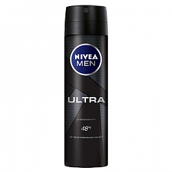 Дезодорант - спрей NIVEA ULTRA Невидимая защита для чёрного и белого мужской 150 мл