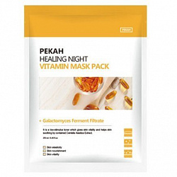 Тканевая маска для лица Pekah вечерняя восстанавливающая витаминная 25 мл
